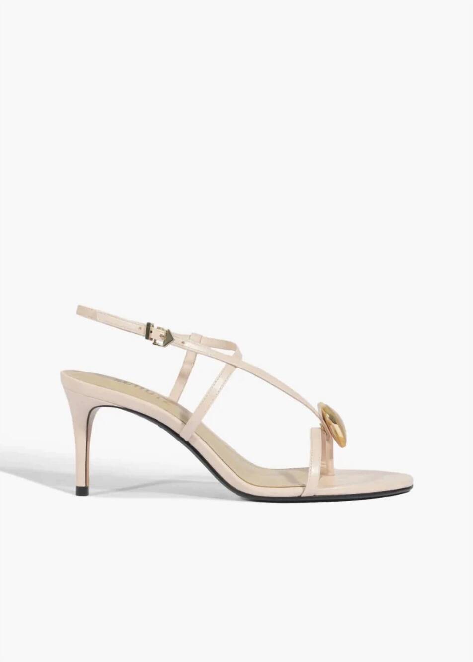 NEW SCHUTZ women's azure embellished sandal in cotton candy